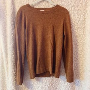 Tan Crewneck J Crew Sweater